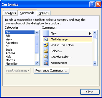 Customize Commands