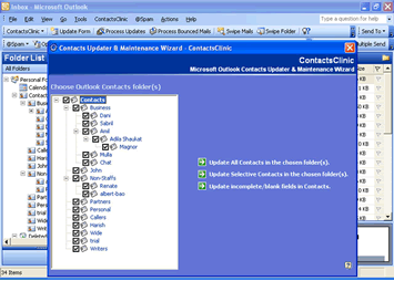 Outlook Contact Management with ContactClinic