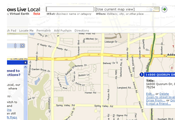 Outlook contact map