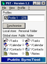 Public Sync Tool for Microsoft Outlook